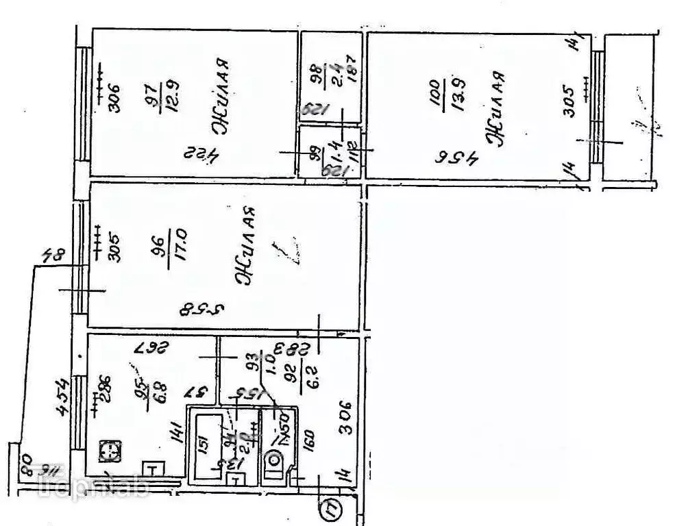 3-к кв. Калининградская область, Калининград ул. 9 Апреля (63.6 м) - Фото 2