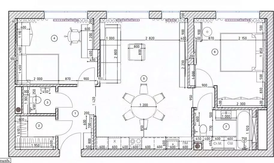 3-к кв. Москва Шмитовский проезд, 39к6 (71.3 м) - Фото 1