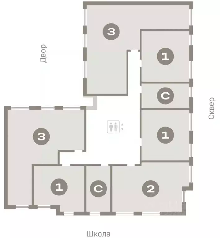 3-к кв. Свердловская область, Екатеринбург Академический мкр, 19-й ... - Фото 1
