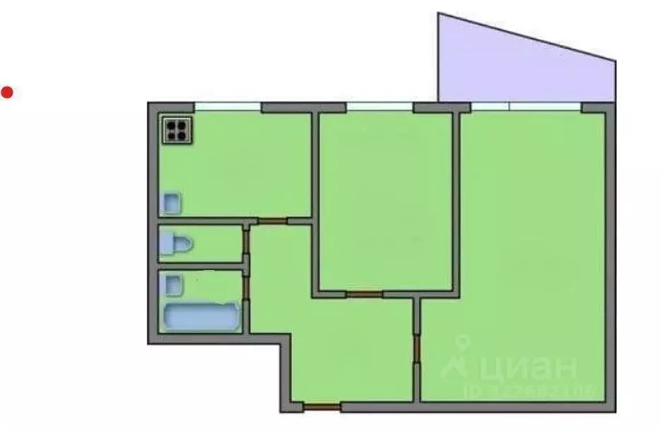 2-к кв. Москва Щелковское ш., 79К1 (46.0 м) - Фото 1