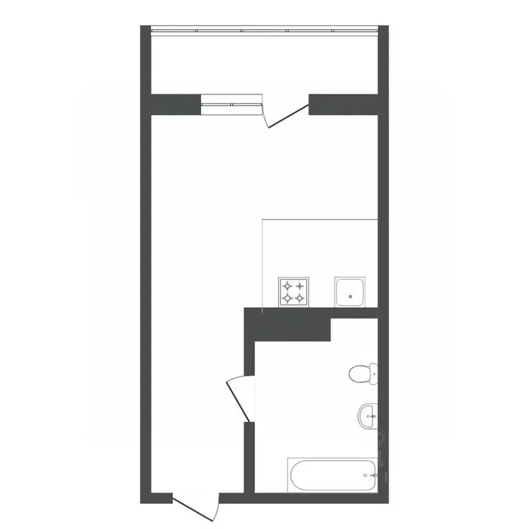 Студия Тюменская область, Тюмень Интернациональная ул., 199 (23.0 м) - Фото 2