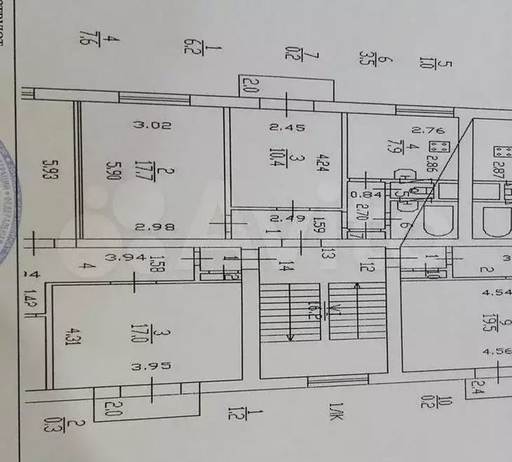 2-к. квартира, 47 м, 5/5 эт. - Фото 0