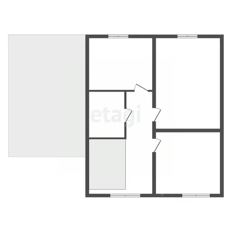 Дом в Воронежская область, Семилуки Заречная ул., 35 (190 м) - Фото 2