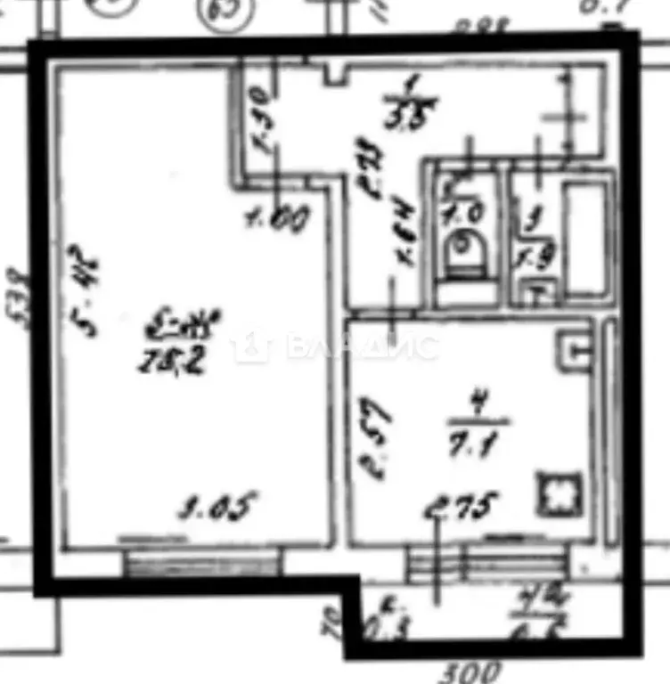 1-к кв. Калининградская область, Пионерский ул. Шаманова, 7 (31.0 м) - Фото 2