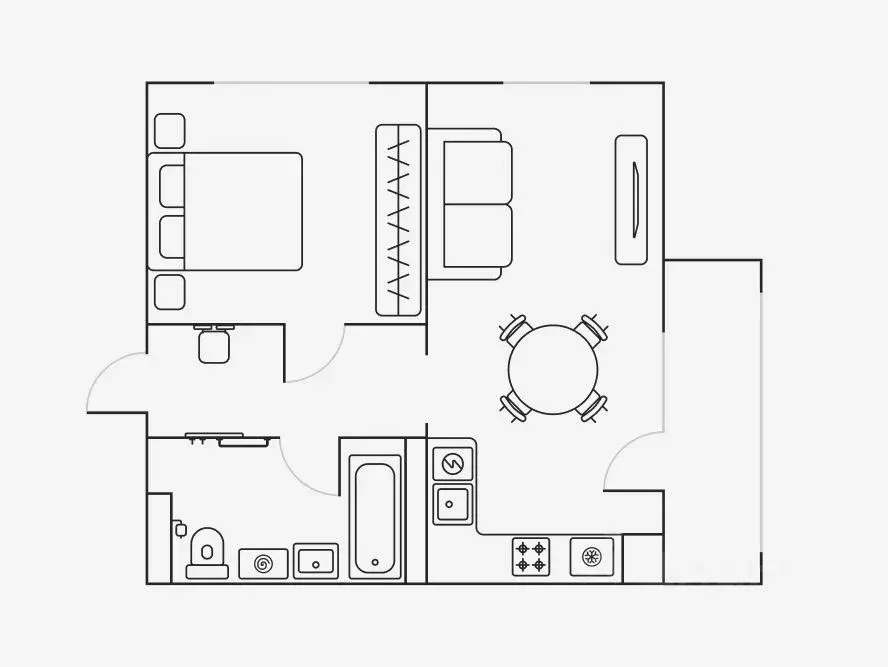 2-к кв. Липецкая область, Липецк ул. М.И. Неделина, 4Д (43.0 м) - Фото 2