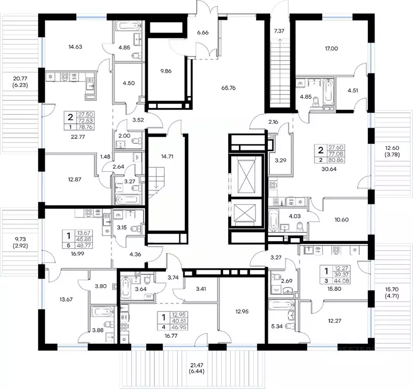 1-к кв. Татарстан, Казань Завокзальная ул. (48.77 м) - Фото 2