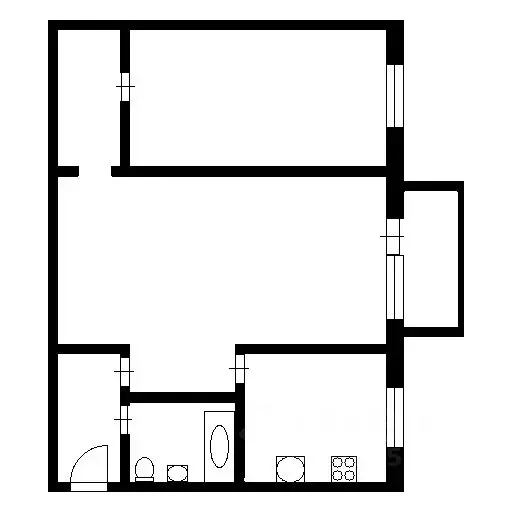 2-к кв. Омская область, Омск ул. Маяковского, 50 (47.5 м) - Фото 2