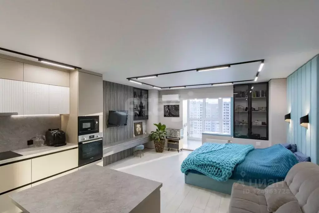 Студия Тюменская область, Тюмень ул. 50 лет ВЛКСМ, 19 (36.4 м) - Фото 1