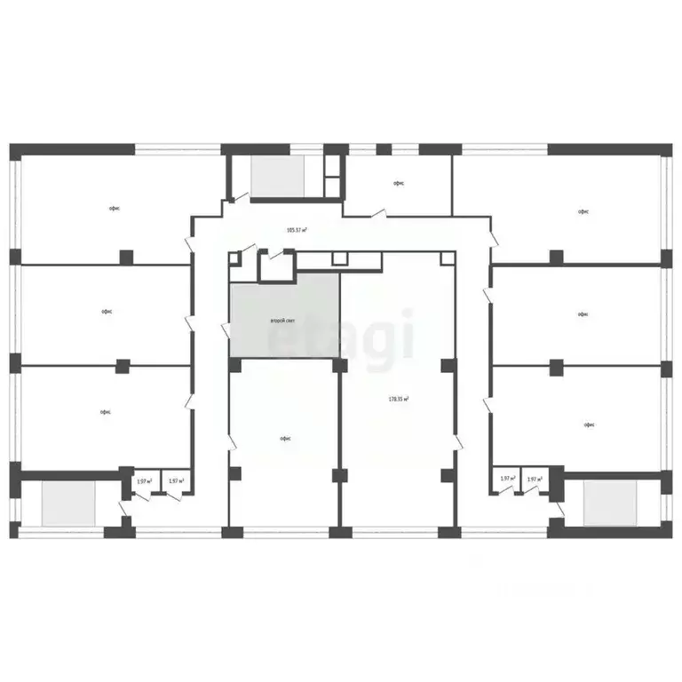 Офис в Воронежская область, Воронеж ул. 20-летия Октября, 59к24 (979 ... - Фото 1