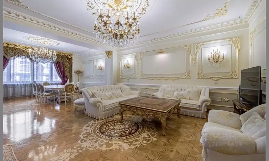 4-к кв. Москва пер. Хилков, 1 (195.4 м) - Фото 1