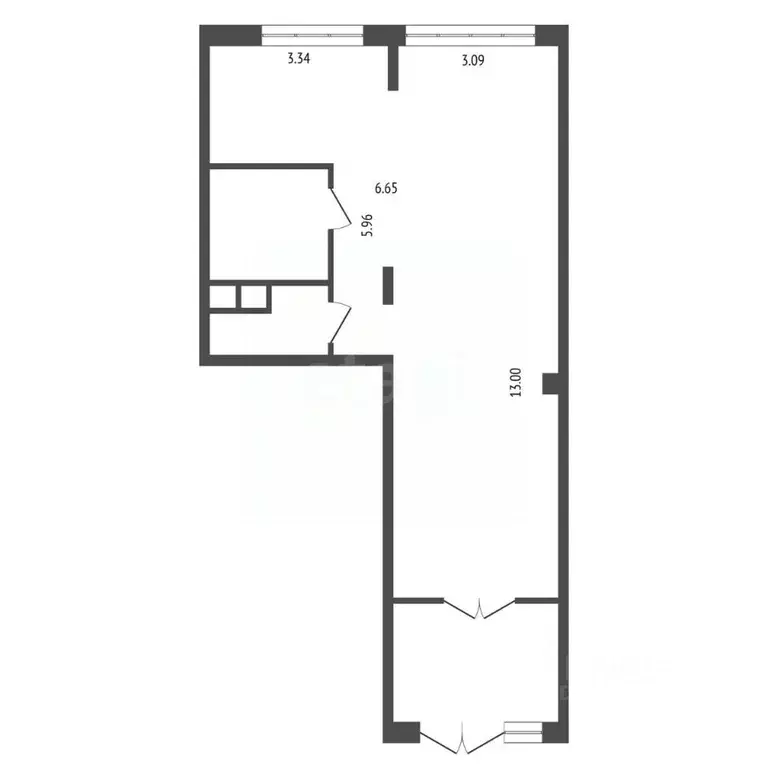 Помещение свободного назначения в Москва бул. Веласкеса, 5к1 (60 м) - Фото 2