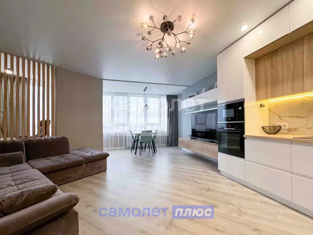 2-к кв. Чувашия, Чебоксары ул. Ленинского Комсомола, 27к1 (92.4 м) - Фото 1