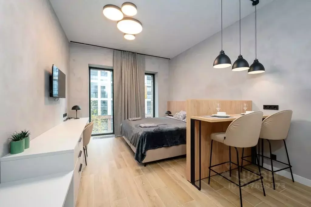 Студия Санкт-Петербург наб. Макарова, 58 (35.0 м) - Фото 0