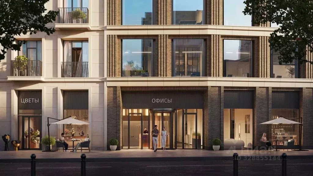 Офис в Москва Тишинский Бульвар жилой комплекс (2880 м) - Фото 2