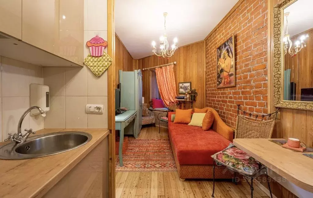 1-к кв. Санкт-Петербург Миллионная ул., 27 (31.9 м) - Фото 2