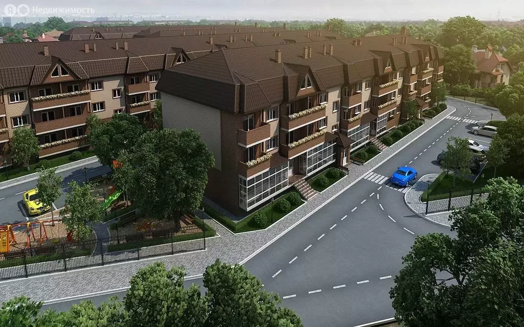 1-комнатная квартира: аул Новая Адыгея, Бжегокайская улица, 19к2 (33 ... - Фото 1