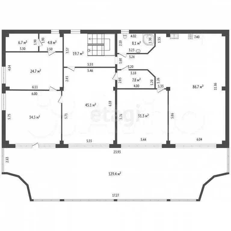 4-к. квартира, 250 м, 3/3 эт. - Фото 0