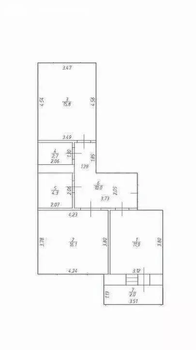 2-комнатная квартира: Казань, улица Академика Губкина, 18В (60.8 м) - Фото 0