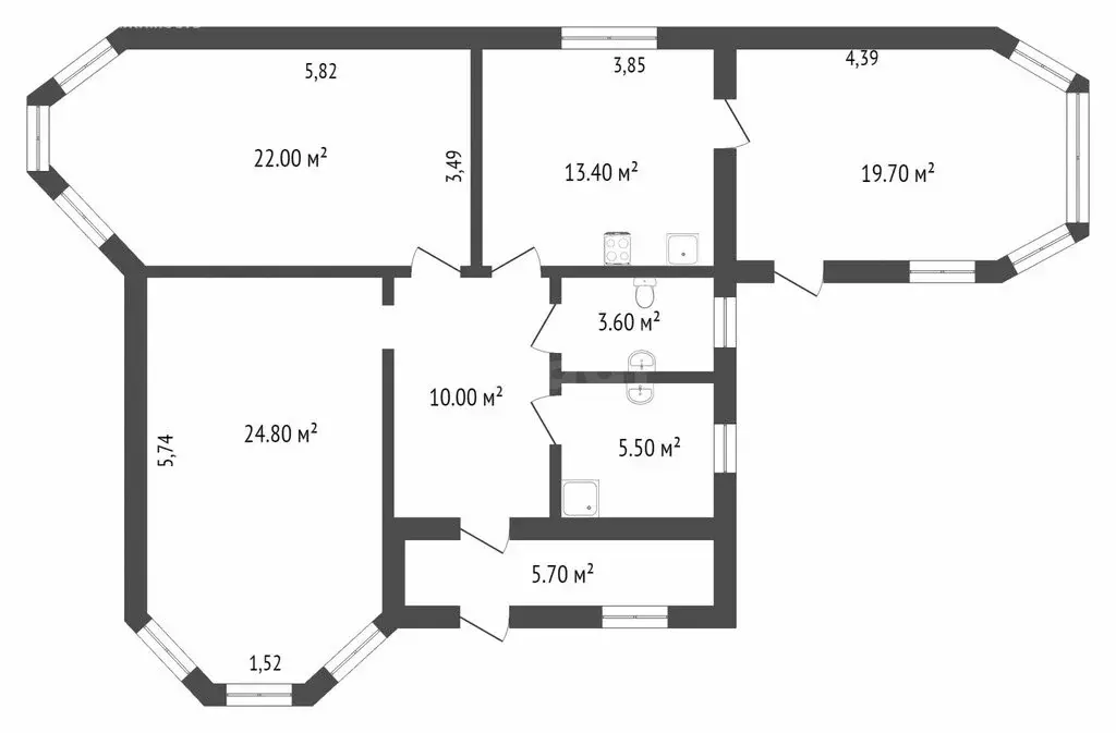 Дом в Калуга, деревня Волково, Лиственная улица (220 м) - Фото 1