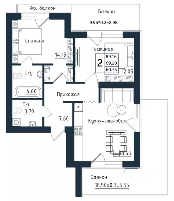 1-к кв. Калининградская область, Янтарный пгт Янтарные Сезоны жилой ... - Фото 1