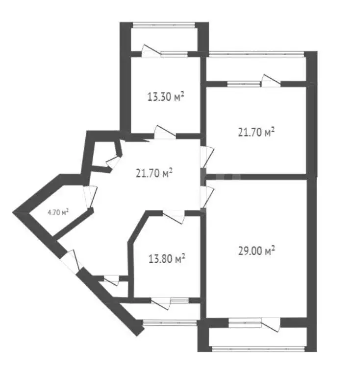 3-комнатная квартира: Борисоглебск, проезд Тургенева, 10 (107.5 м) - Фото 1