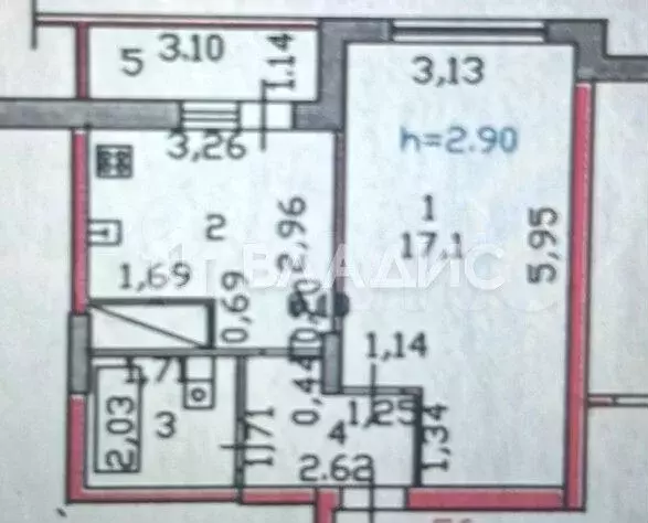 1-к. квартира, 36 м, 8/9 эт. - Фото 0