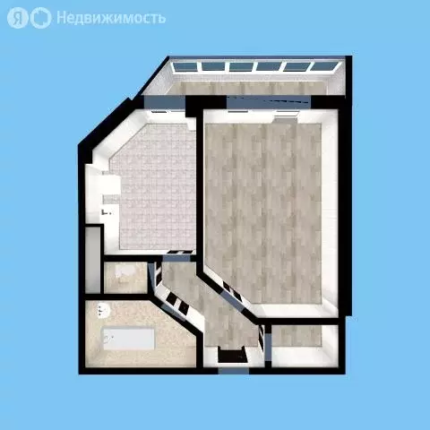 1-комнатная квартира: Улан-Удэ, Ключевская улица, 76А (43.7 м) - Фото 0