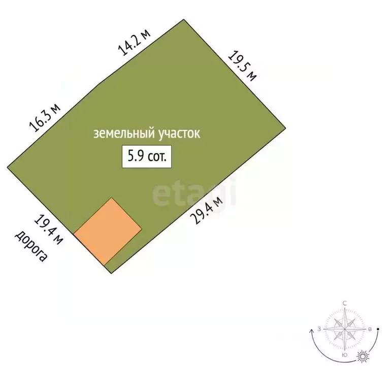 Дом в Челябинская область, Челябинск Тракторосад 1-2 сад 2 тер.,  (98 ... - Фото 2
