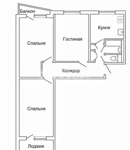 3-к кв. Костромская область, Кострома Кинешемское ш., 41 (64.3 м) - Фото 1