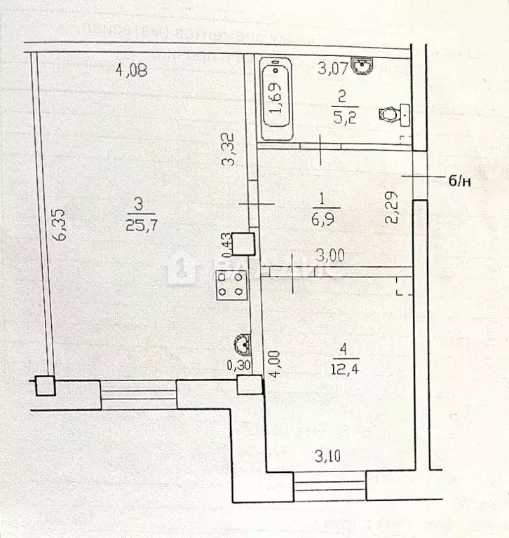 2-к кв. Башкортостан, Уфа ул. Рихарда Зорге, 70 (50.2 м) - Фото 2
