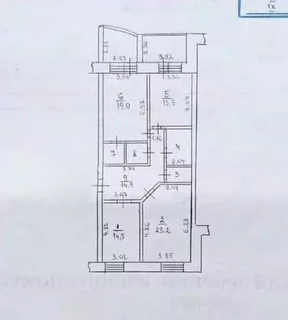 3-к кв. Коми, Сыктывкар Первомайская ул., 96 (99.0 м) - Фото 2