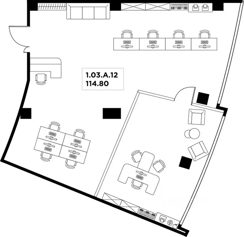 Офис в Москва ул. Маршала Прошлякова, 23 (115 м) - Фото 2