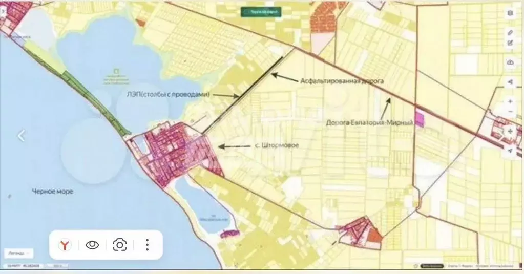 Участок в Крым, Сакский район, с. Штормовое  (6.0 сот.) - Фото 2