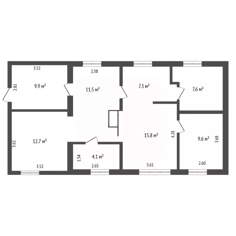 Дом в Кемеровская область, Березовский ул. Гагарина, 3 (82 м) - Фото 2