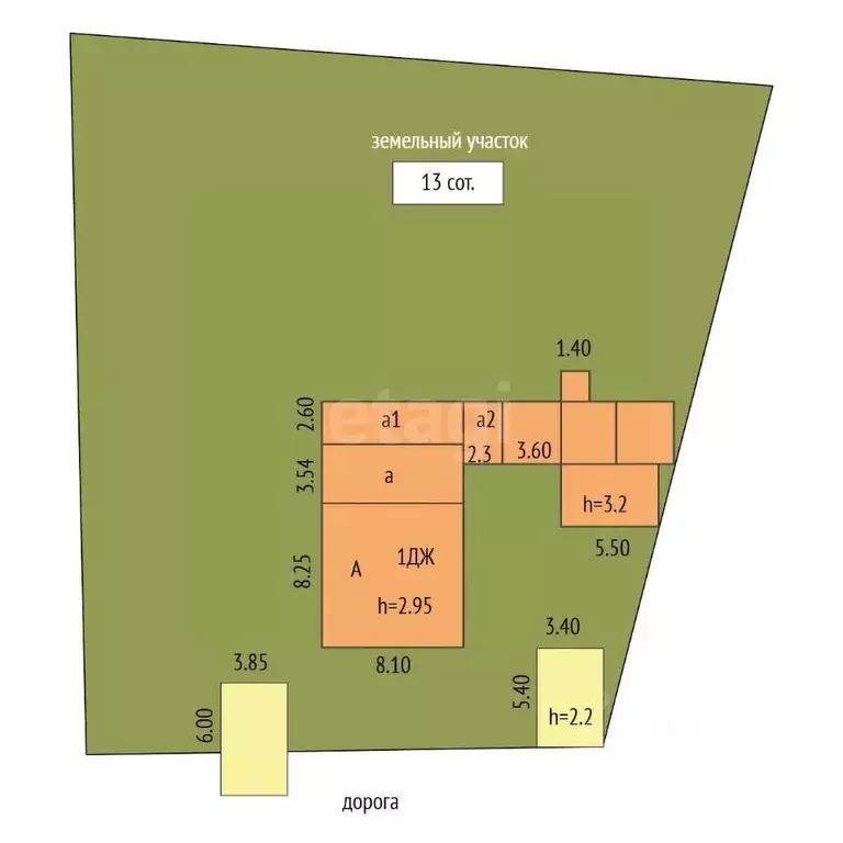 Дом в Костромская область, Ветлужский пгт ул. Пушкина, 27 (95 м) - Фото 1