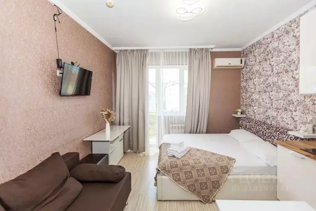Студия Краснодарский край, Сириус пгт ул. Ружейная, 39 (21.0 м) - Фото 0