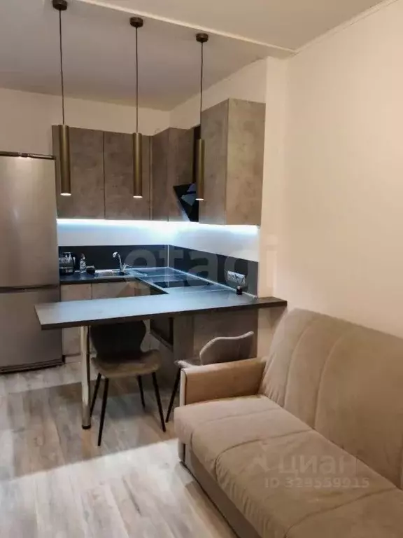 Студия Санкт-Петербург ул. Оптиков, 37 (21.0 м) - Фото 1