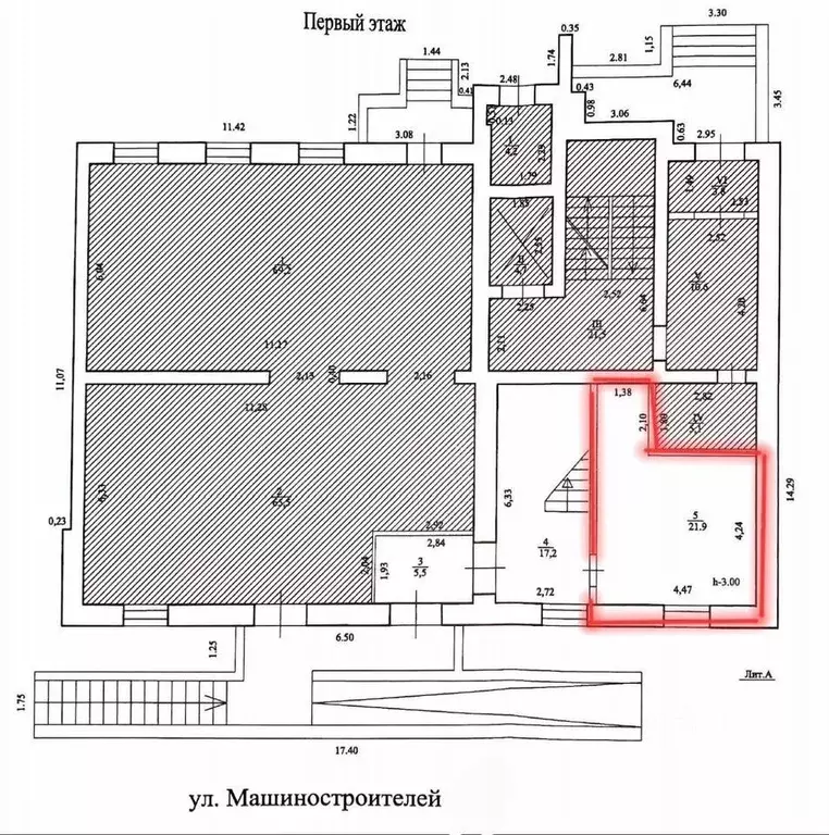 Торговая площадь в Башкортостан, Уфа ул. Машиностроителей, 21/1 (21 м) - Фото 0