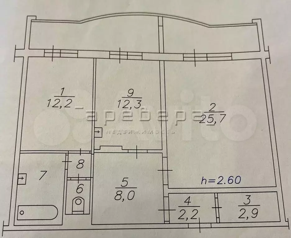 2-к. квартира, 78 м, 10/17 эт. - Фото 0