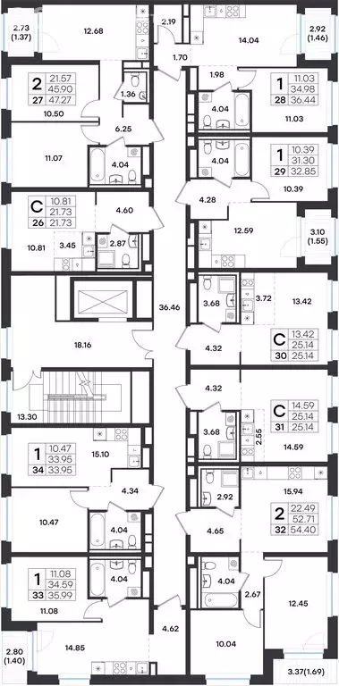 Квартира-студия: Казань, ЖК Глоракс Экосити, ЖК Урбан-Квартал (25.14 ... - Фото 2