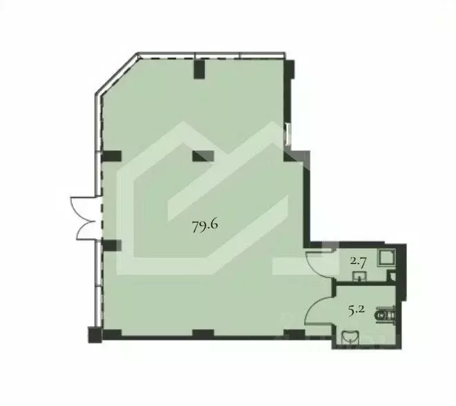 Помещение свободного назначения в Москва Малая Тульская ул., 1 (88 м) - Фото 2