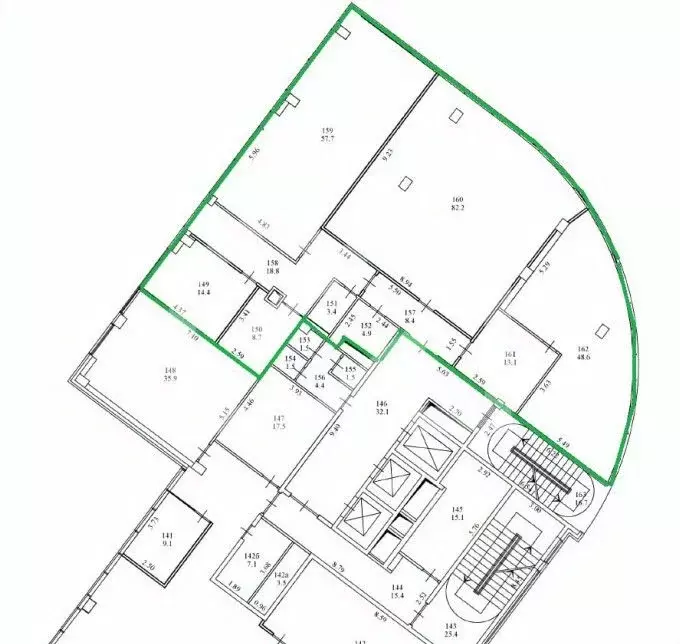 Помещение свободного назначения в Москва Поклонная ул., 3 (292 м) - Фото 2