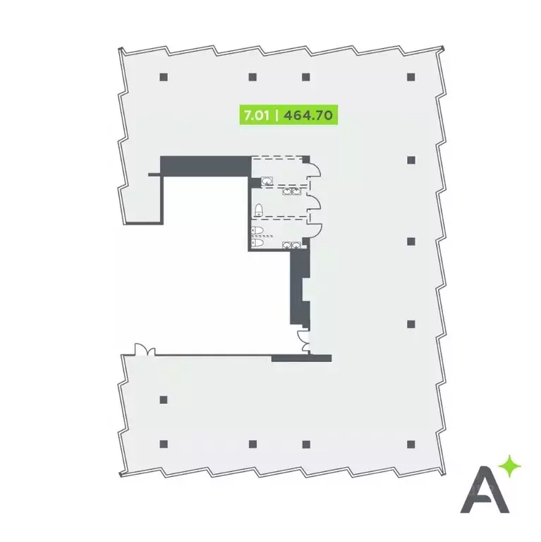 Офис в Санкт-Петербург Московский просп., 65Э (465 м) - Фото 1