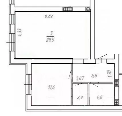 1-к кв. Челябинская область, Челябинский городской округ, пос. ... - Фото 1