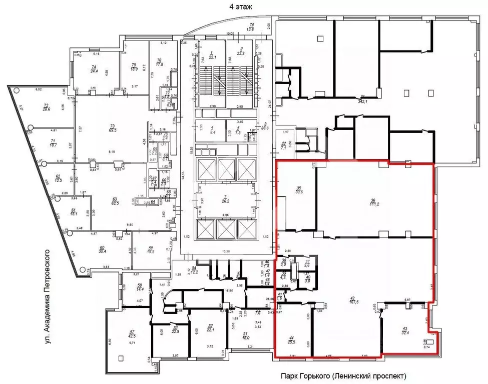 Офис в Москва Ленинский просп., 15А (437 м) - Фото 2