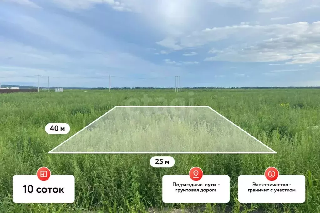Участок в Ульяновская область, Ульяновск городской округ, с. Лаишевка  ... - Фото 1