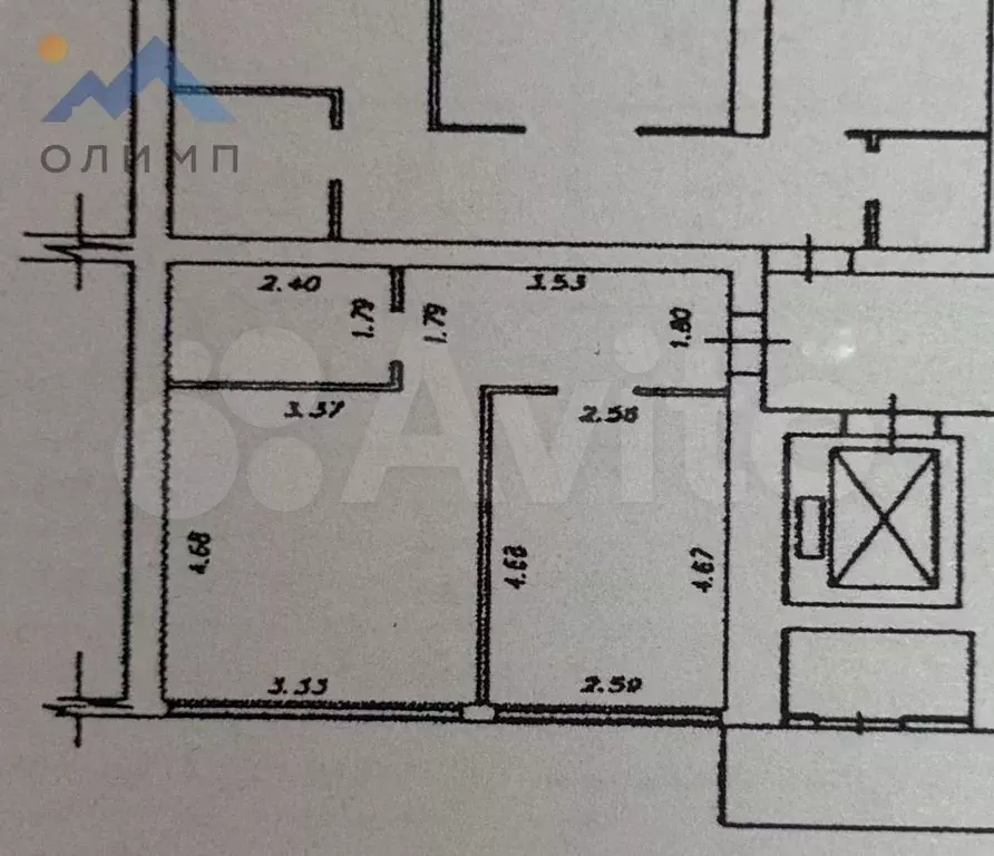 1-к. квартира, 38,3 м, 1/10 эт. - Фото 0