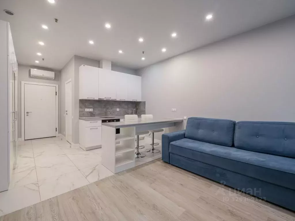 Студия Москва Ходынский бул., 20А (32.2 м) - Фото 1