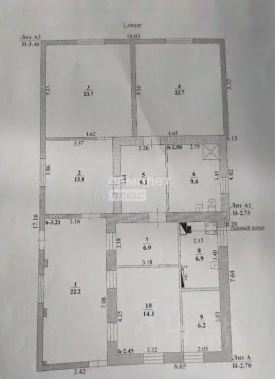 Дом в Липецкая область, Липецк ул. Гусева, 21 (135 м) - Фото 2