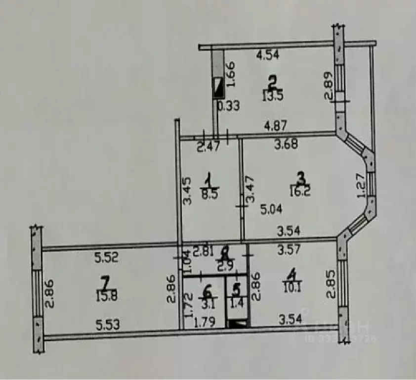 3-к кв. Орловская область, Орел ул. Картукова, 2 (73.0 м) - Фото 2